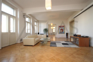 obývací pokoj - Pronájem bytu 4+kk, 200 m2, Praha 2 -Vinohrady, Čelakovského sady
