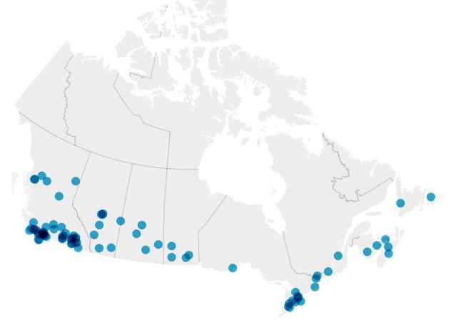 Nejméně v 85 lokalitách v Kanadě stále používají azbestocementové trubky ve vodních systémech, zjistilo šetření W5