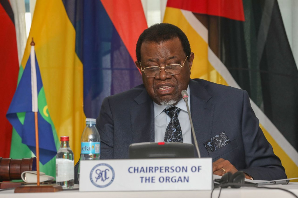 Prezident Namíbie Hage Geingob